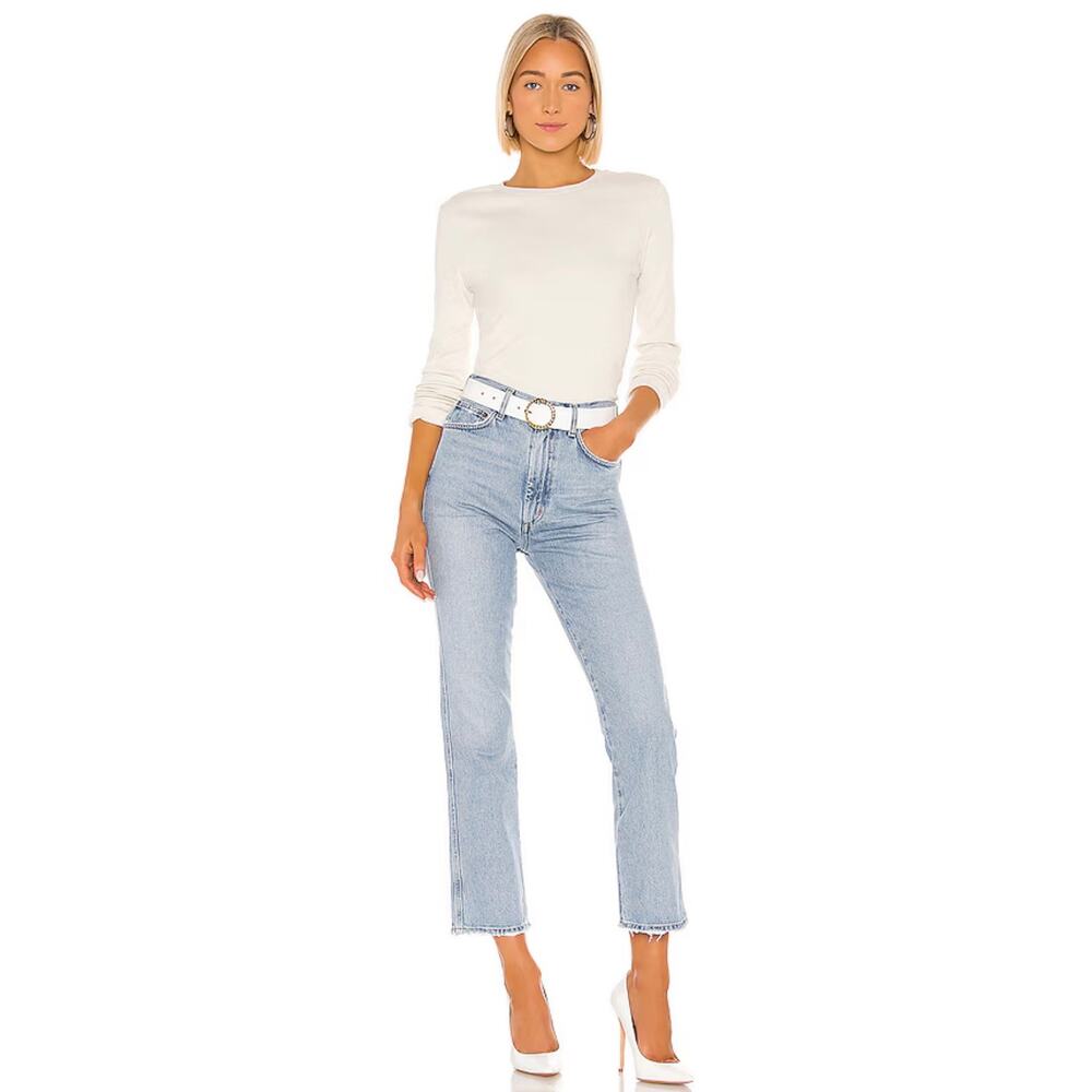 AGOLDE Riley High Rise Straight Crop Jeans Size 28
